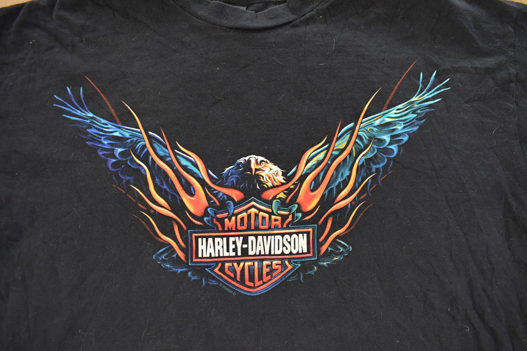 Vintage 1990s Harley Davidson Motorcycles T-Shirt Men's 2XL