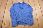 Vintage 1980s Henley Long Sleeve Shirt