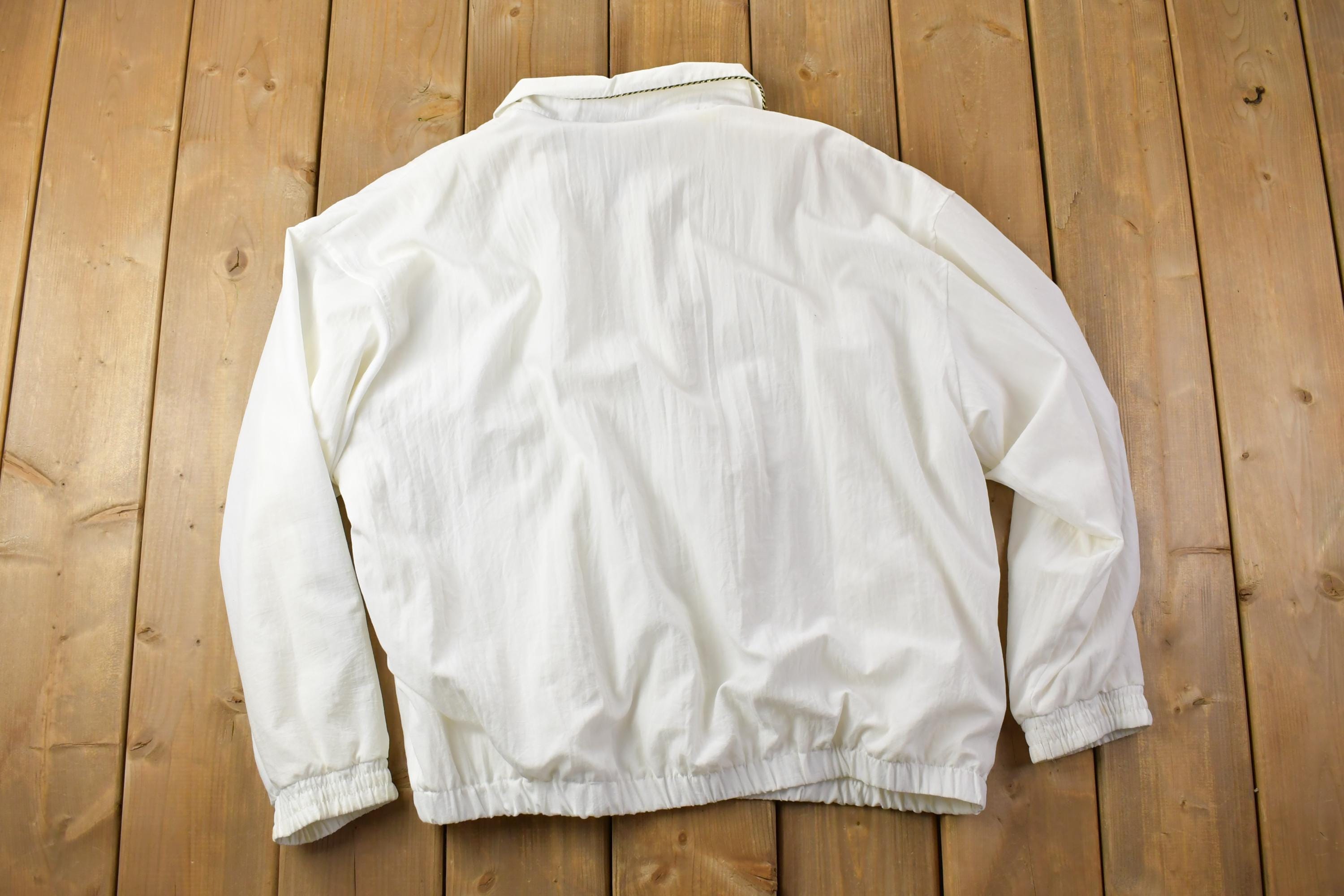 Vintage 1990s Claudel Zip Up Collared Windbreaker