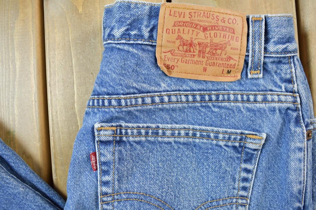 Vintage 1990s Levi's 550 Red Tab Jeans Size 14