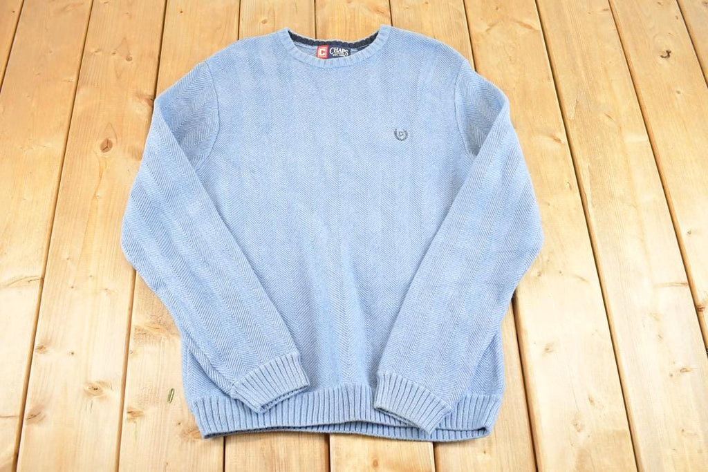 Vintage 1990s Chaps Knit Crewneck Sweater Mens S /