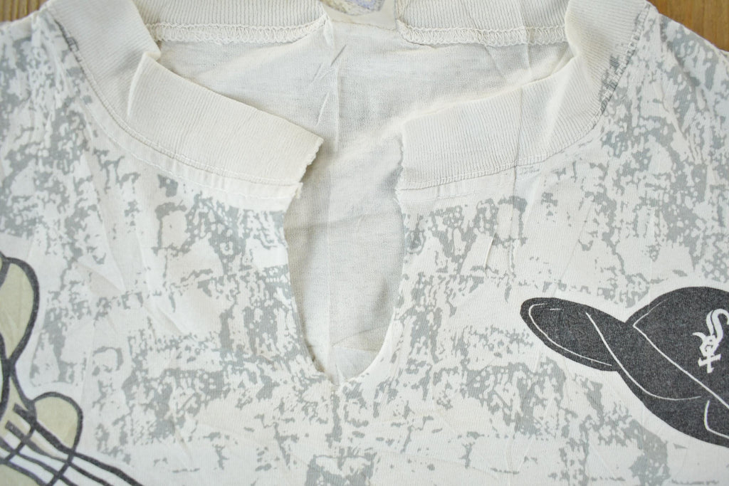 Vintage 1990s Looney Tunes Chicago White Sox MLB Cartoon Promo T-Shirt