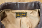 Vintage 1940s Bee Jay Leather Fringe Buckskin Riding Jacket Made In USA