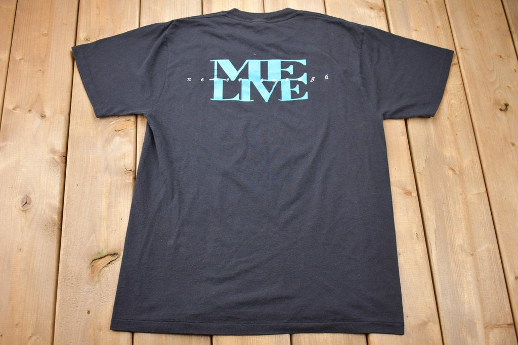 Vintage 1990s Melissa Etheridge Never Enough Live Graphic T-Shirt