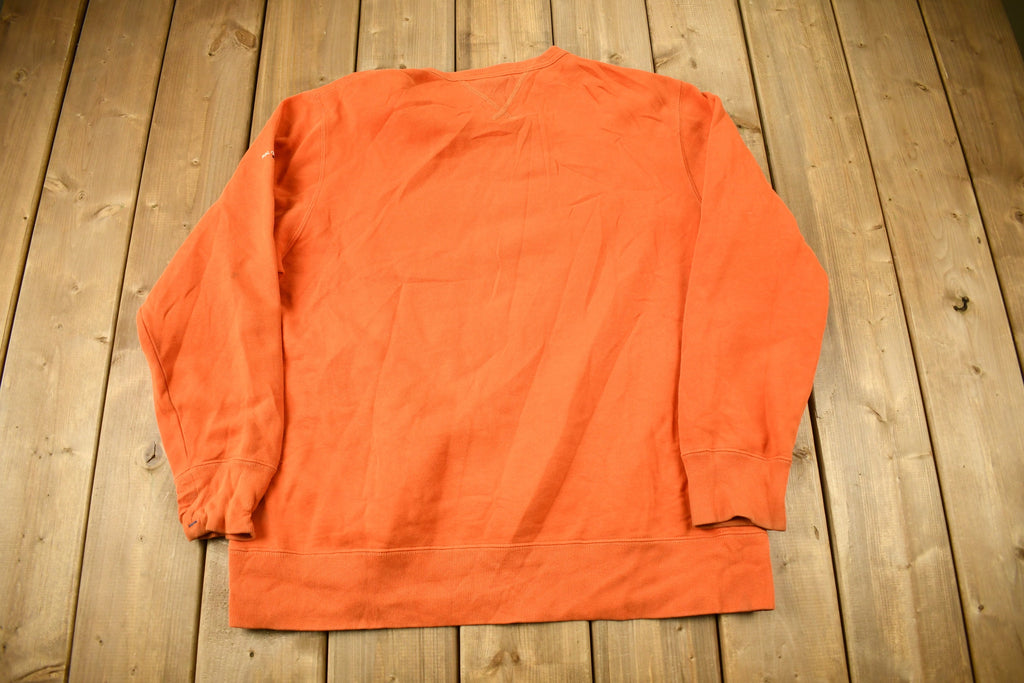 Vintage 1990s Polo Jeans Co Orange Crewneck Sweatshirt