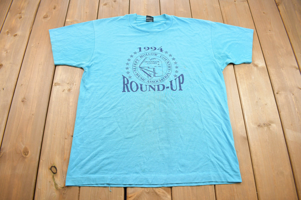 Vintage 1994 Sleepy Hollow County Round Up Graphic T-Shirt