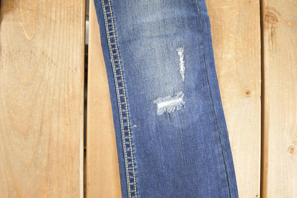 Vintage Deadstock Y2K Grace In LA Bedazzled Bootcut Low Rise Jeans Women's Size 26 x 31
