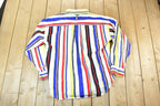 Vintage 1990s Ziza Striped Button Up Shirt