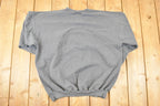 Vintage 1990s Ultimate Hanes Cotton Heavyweight Blank Print Pro Crewneck Sweatshirt Men's XL