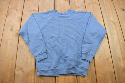 Vintage 1990s Hanes Blank Crewneck Sweatshirt / 90s Crewneck / Women's Vintage / Essential / Streetwear / 90s