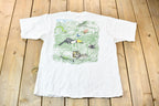 Vintage 1990s Costa Rican Rain Forest Preservation Single-Stitch Souvenir Travel T-Shirt