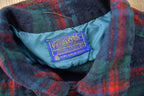 Vintage 1970s Pendleton Plaid Button Up Board Shirt
