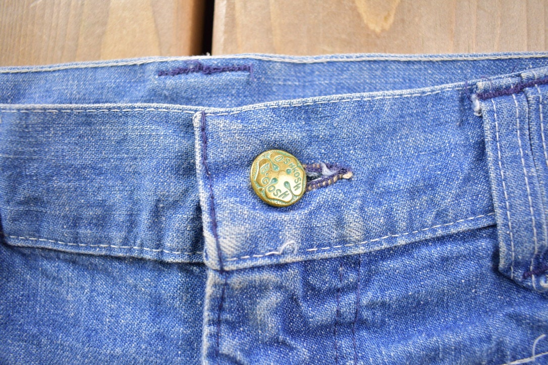 Vintage 1970s Oshkosh B'gosh Bell Bottom Jeans Size 28 x 32