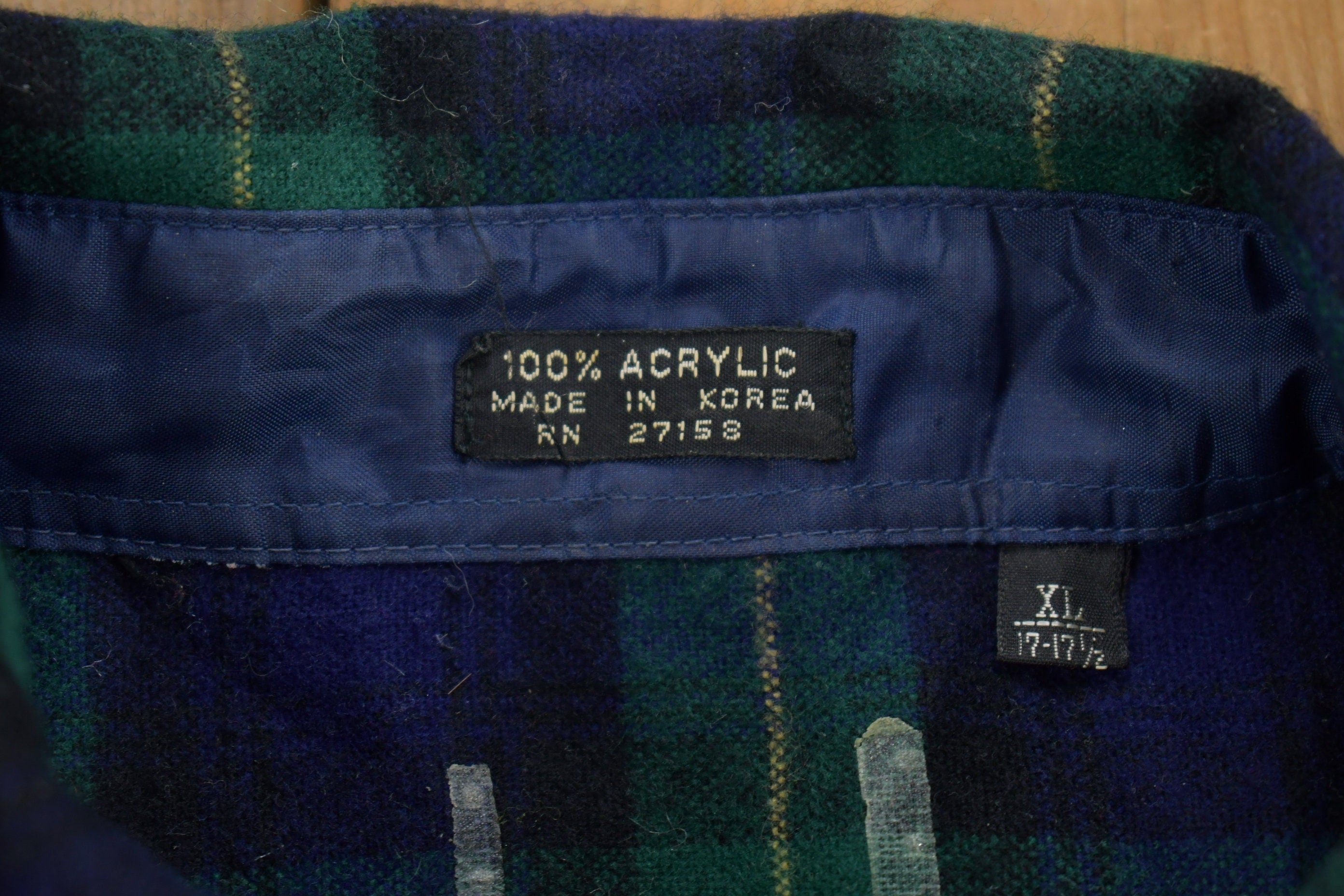 Vintage 1990's Plaid Button Up Shirt