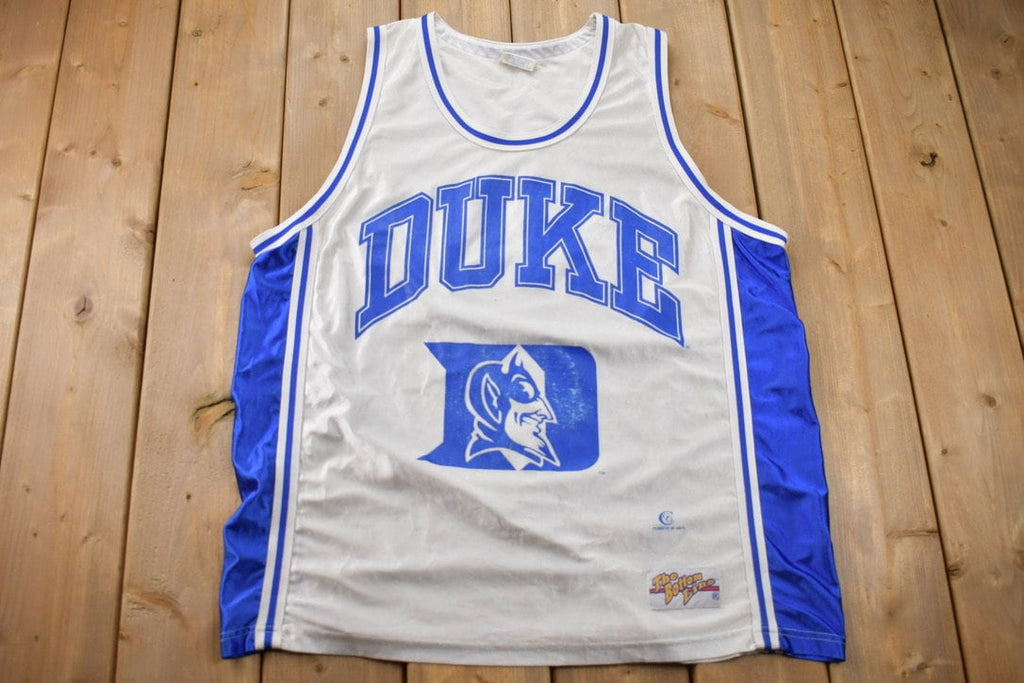 Vintage 1990s Duke University Collegiate Basketball Jersey T-Shirt