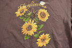 Vintage 1990s Sunflower Theme Crewneck Sweater