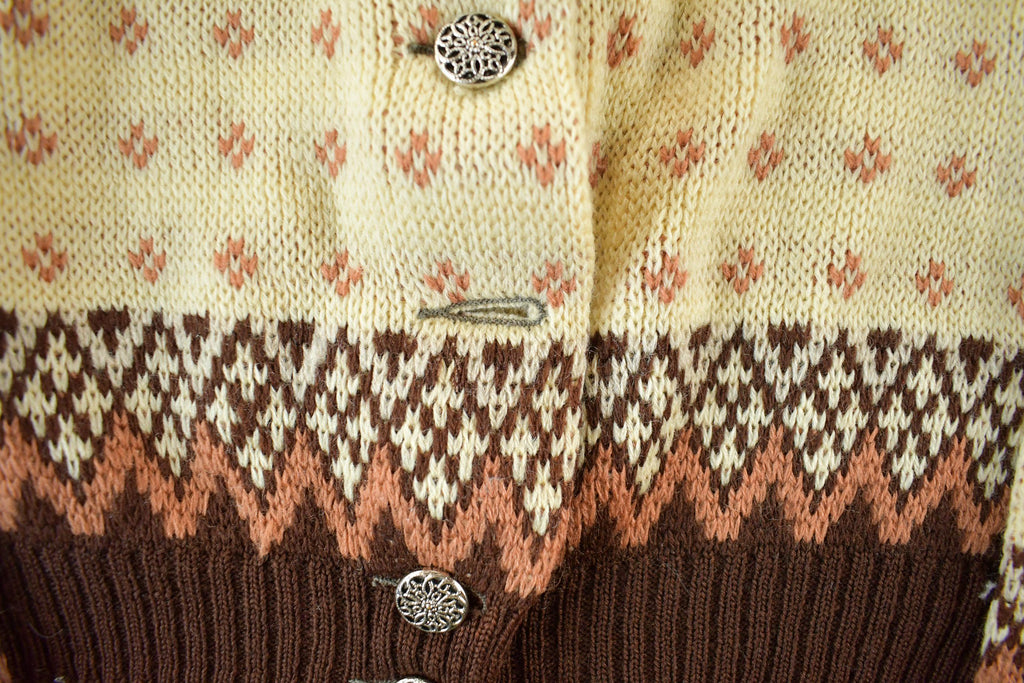Vintage 1950s 1960s Jersild Wool Knit Cardigan Sweater