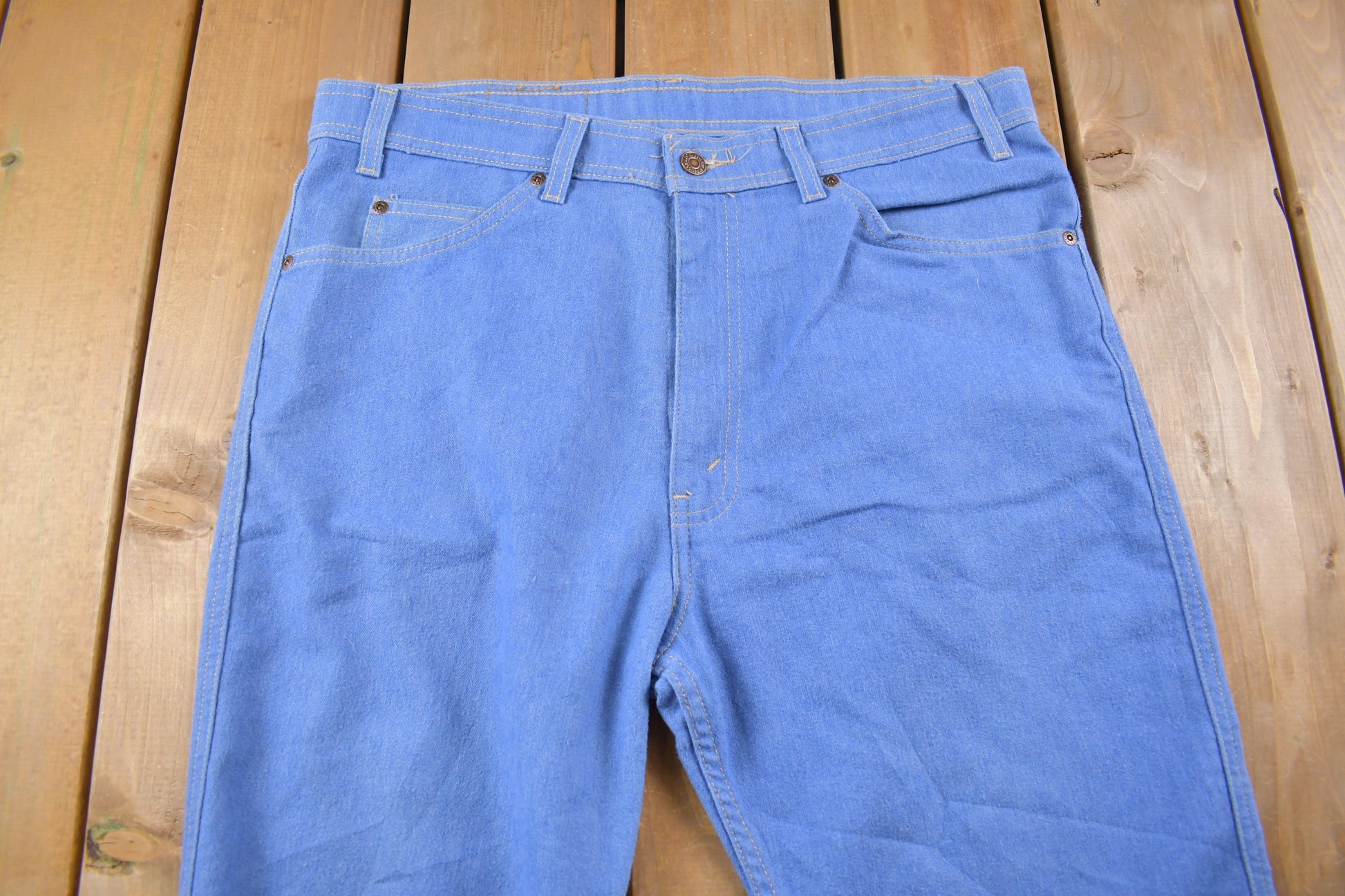 Vintage 1980s Levi's 50% Polyester Jeans Size 36 x 29