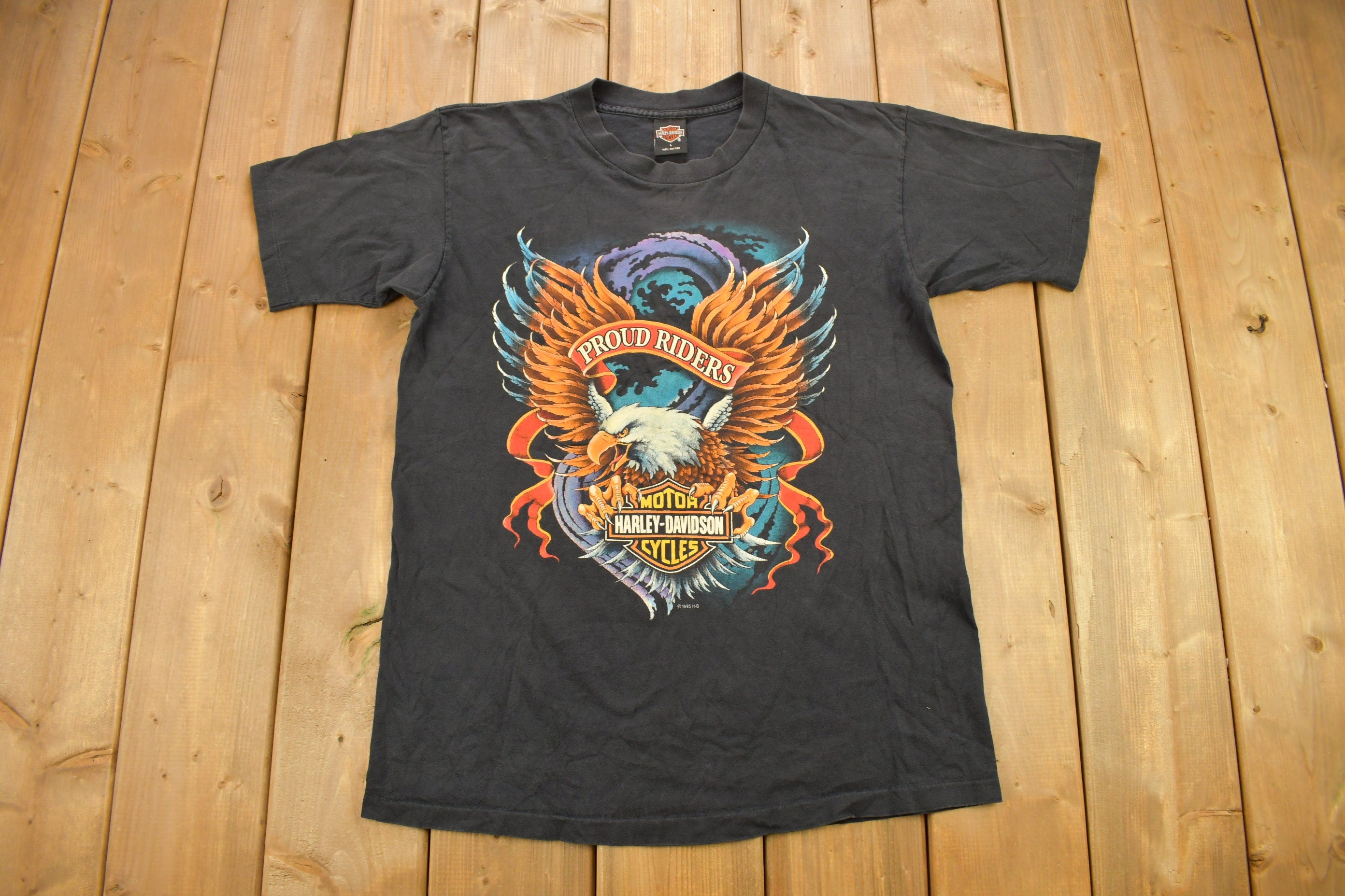 Vintage 1995 New Castle Harley Davidson Pennsylvania T-Shirt
