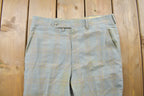 Vintage 1980's Plaid Dress Pants 32 x 32