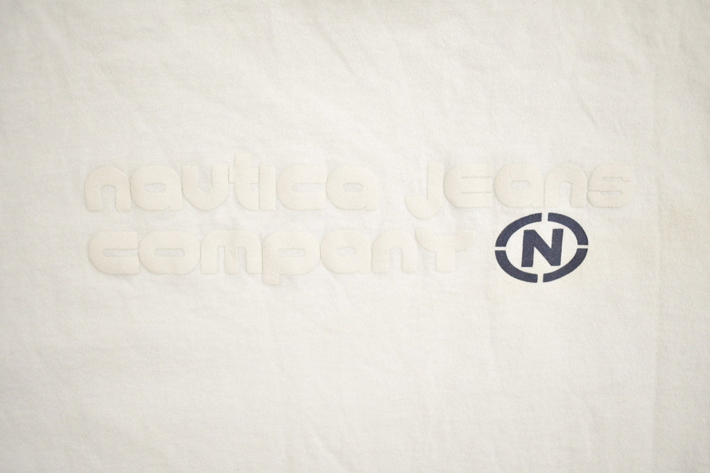 Vintage 1990s Nautica Jean Company Graphic T-Shirt