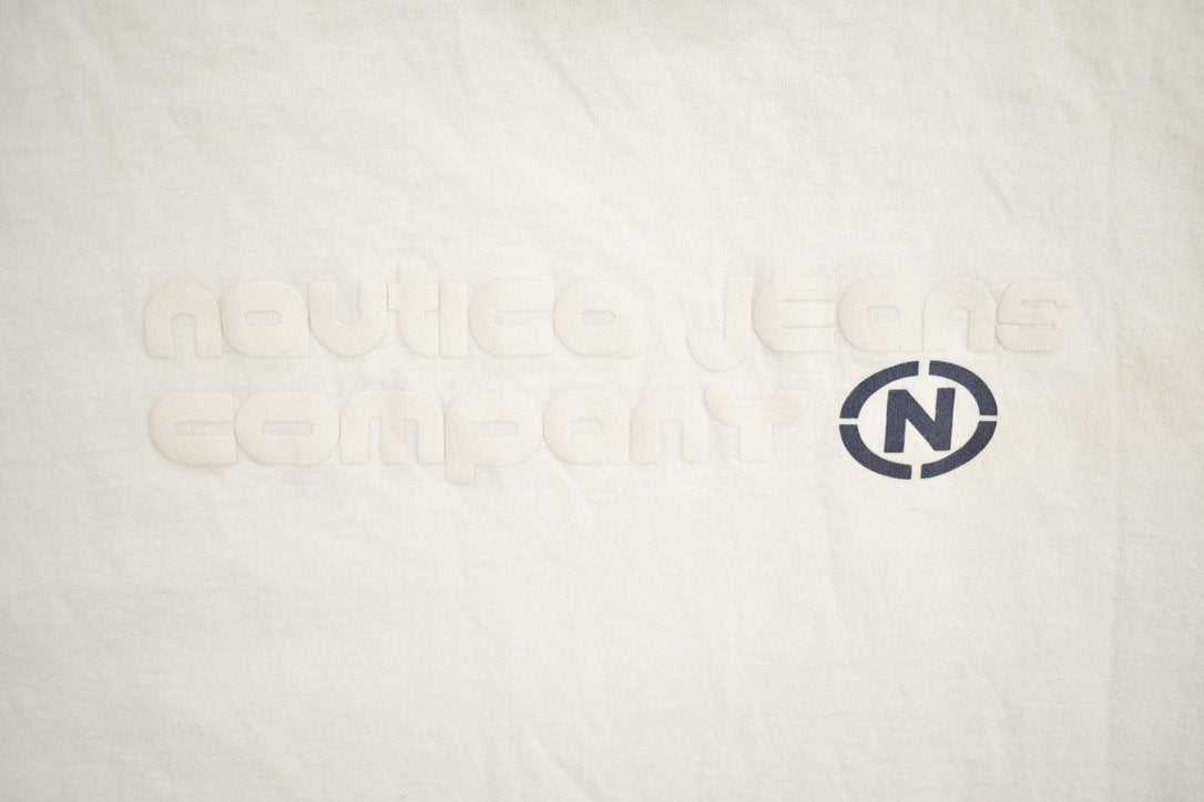Vintage 1990s Nautica Jean Company Graphic T-Shirt