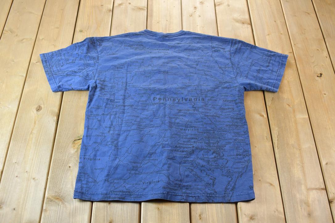 Vintage 1990s Souvenir Pennsylvania Travel T-Shirt Made In USA