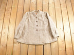 Vintage 1980s Adorable Junior Wool Button Up Jacket