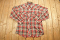 Vintage 1990s Wrangler Plaid Button Up Shirt