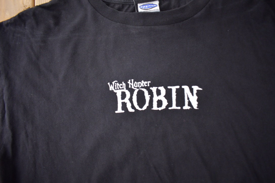 Vintage 2003 Witch Hunter Robin Anime Promo T-Shirt
