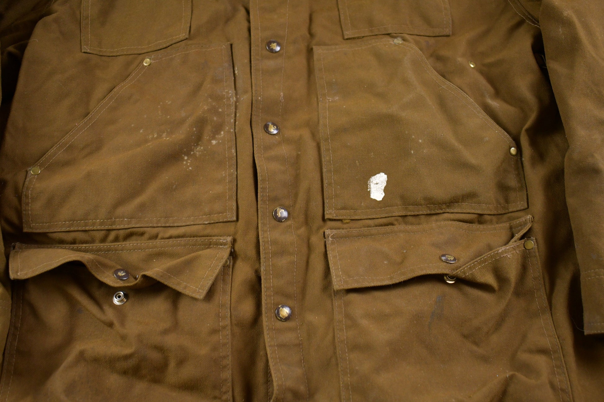 Vintage 1980s Corduroy Collar Chore Jacket