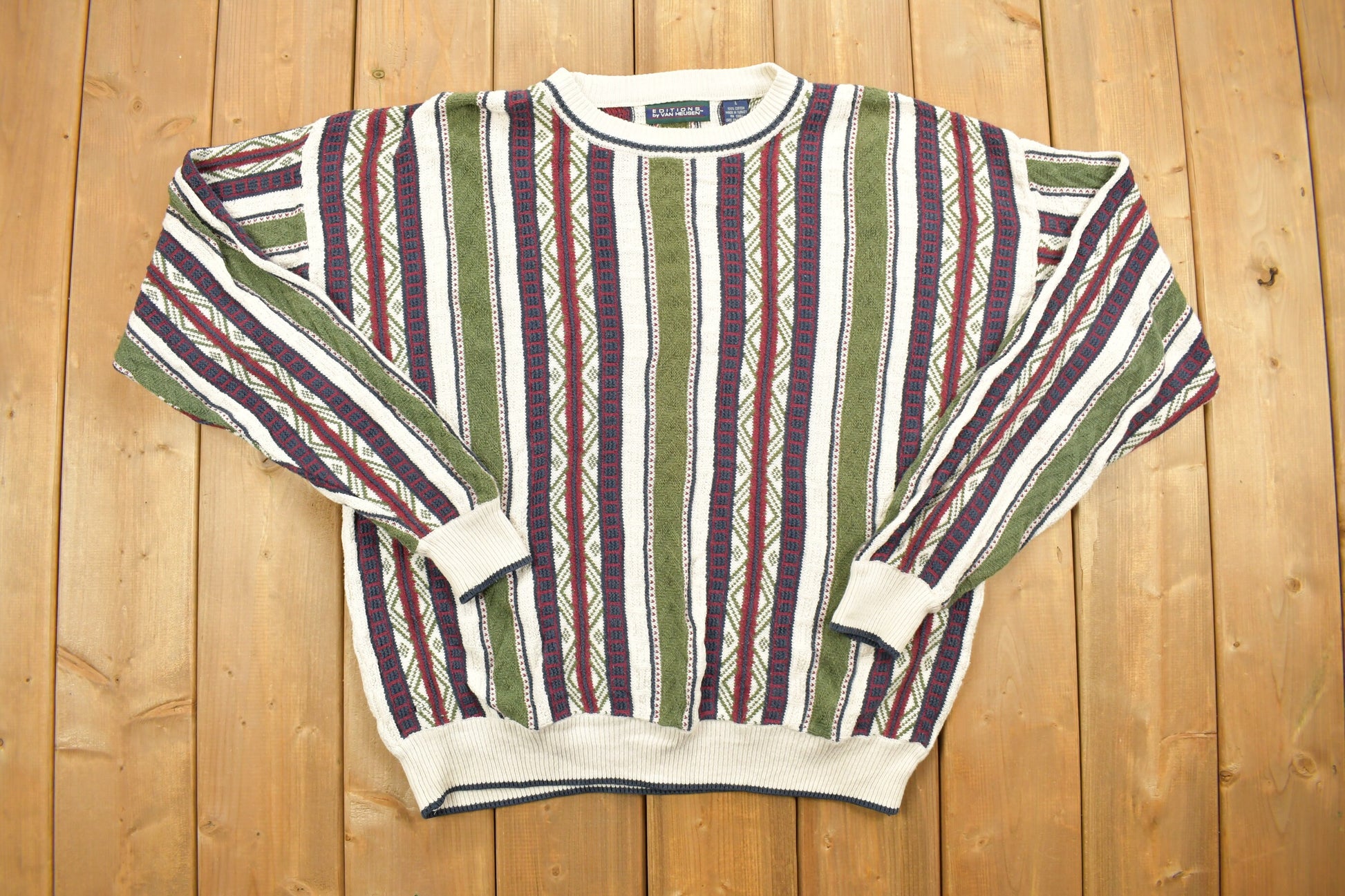 Vintage 1990s Abstract Knitted Sweater