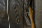 Vintage 1990s Leather Master Leather Biker Jacket Women's Large