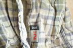 Vintage Y2K Carhartt FR Western Style Plaid Cat 2 Button Up Shirt Men's Large