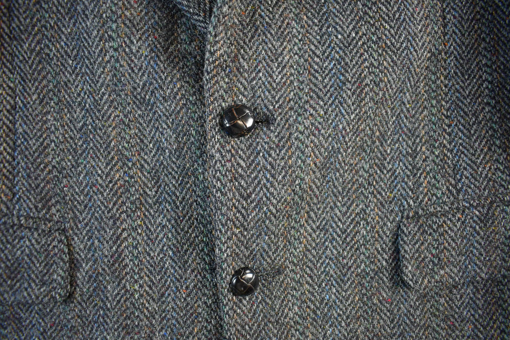 Vintage 1980s Harris Tweed Blazer - Men's Medium - Made In UK