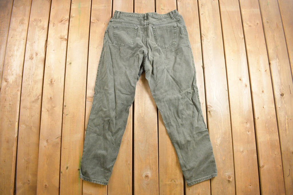Vintage 1990's Green Wrangler Jeans 32 x 30