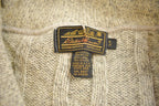 Vintage 1990s Eddie Bauer 3D Knit Cardigan Sweater Made In USA