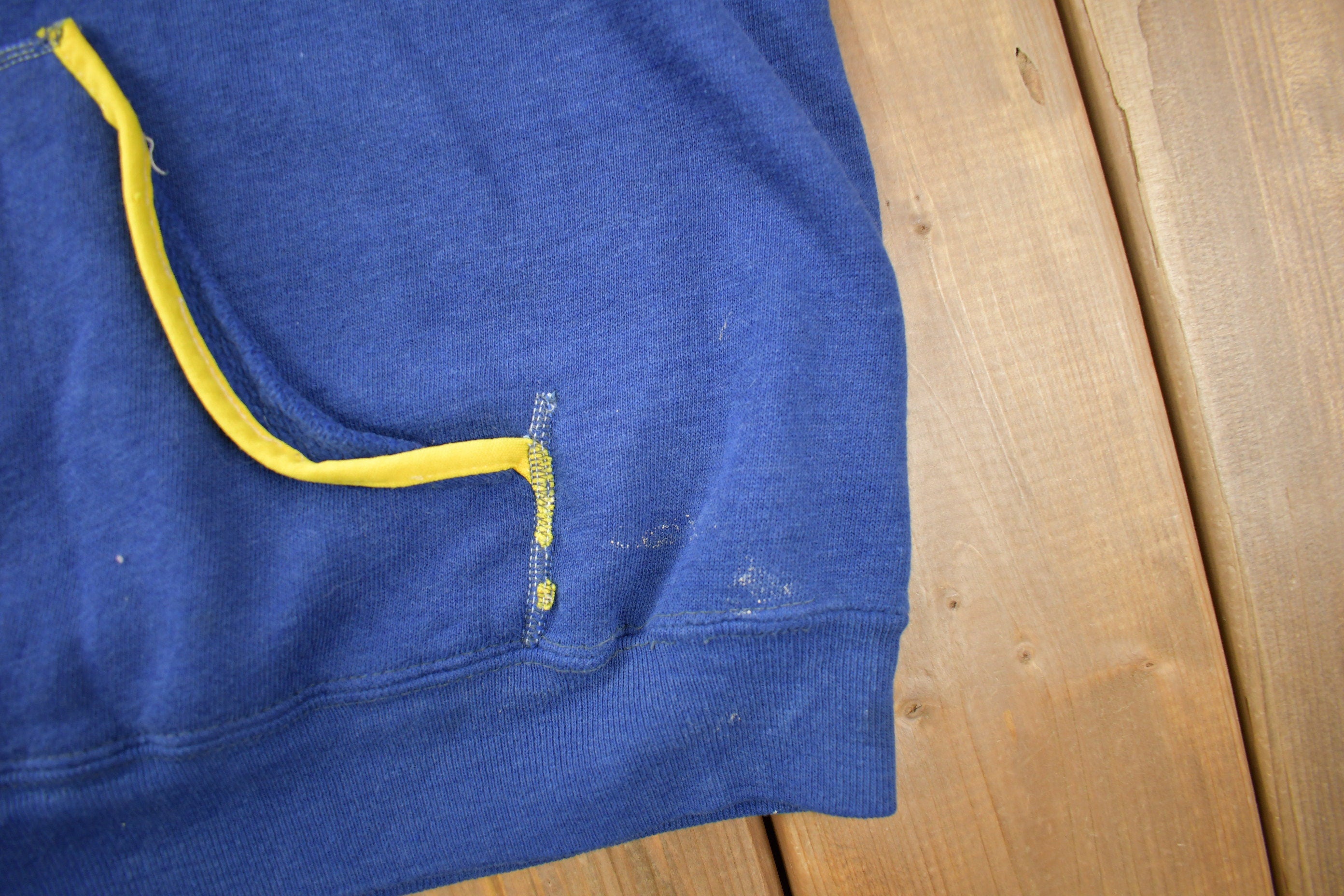 Vintage 1970s Blank Raglan Hoodie  Raglan Sweater  Made In USA  True Vintage  Streetwear  70s Blank