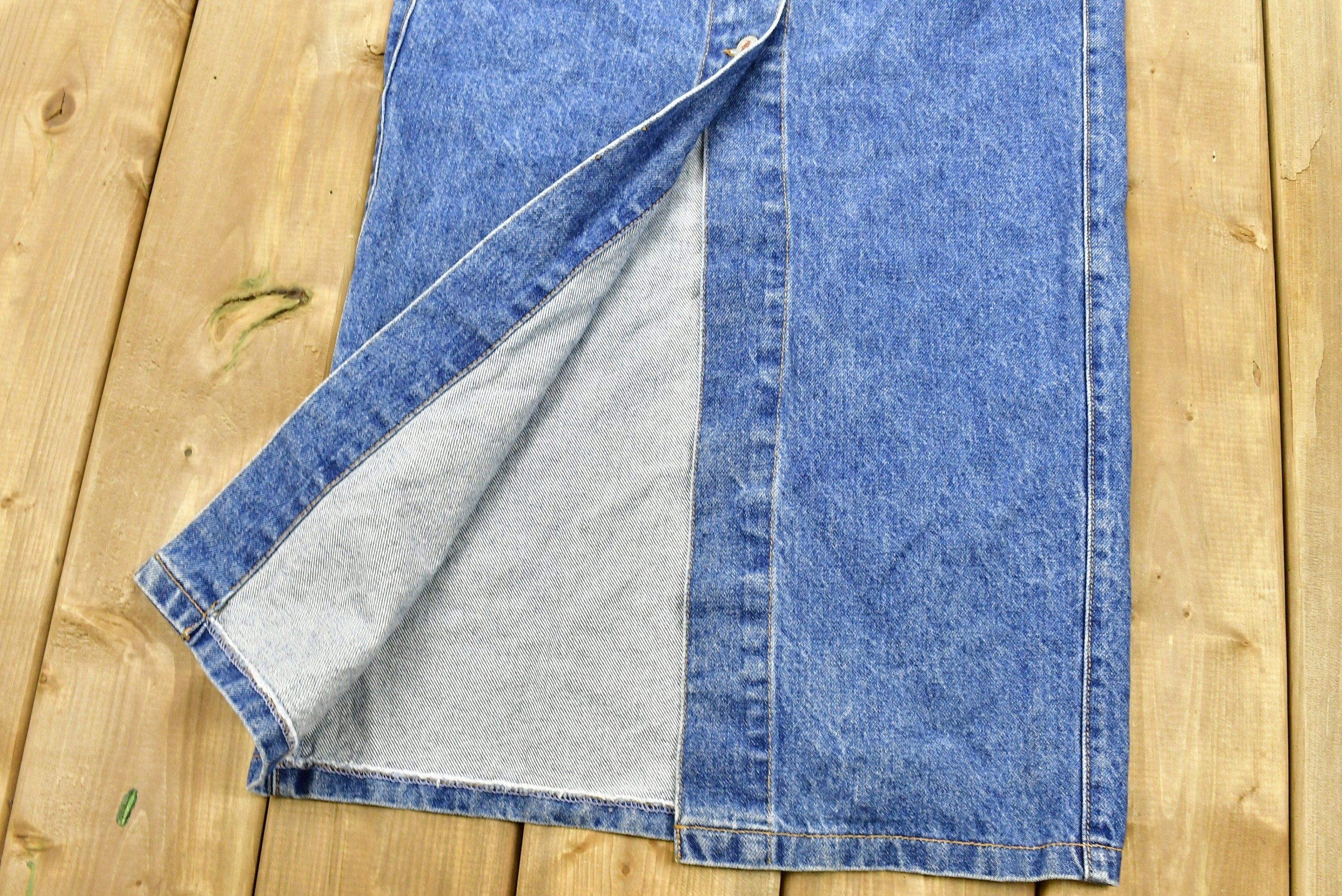Vintage 1990s Enuf International Women's Jean Skirt Size 11