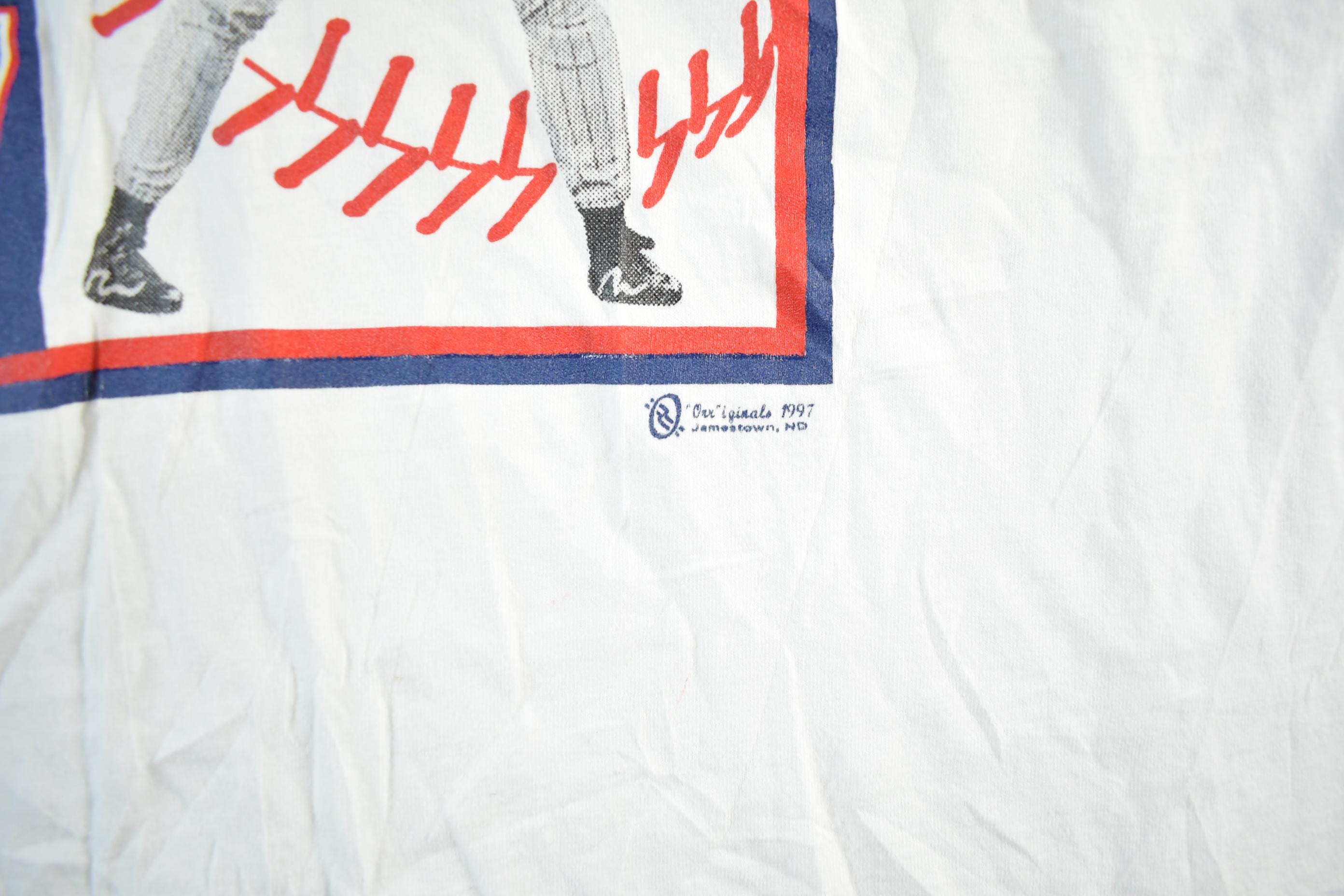 Vintage 1990s Darin Erstad Anaheim Angels MLB Baseball T-Shirt Men's 2XL