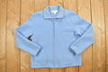 Vintage 1990s Blue Women's Zip Up Knit Light Jacket