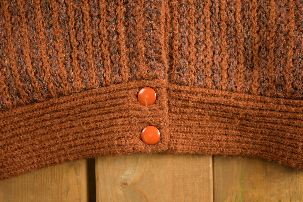 Vintage 1980s Knitted Marella Zip Up Sweater