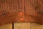 Vintage 1980s Knitted Marella Zip Up Sweater