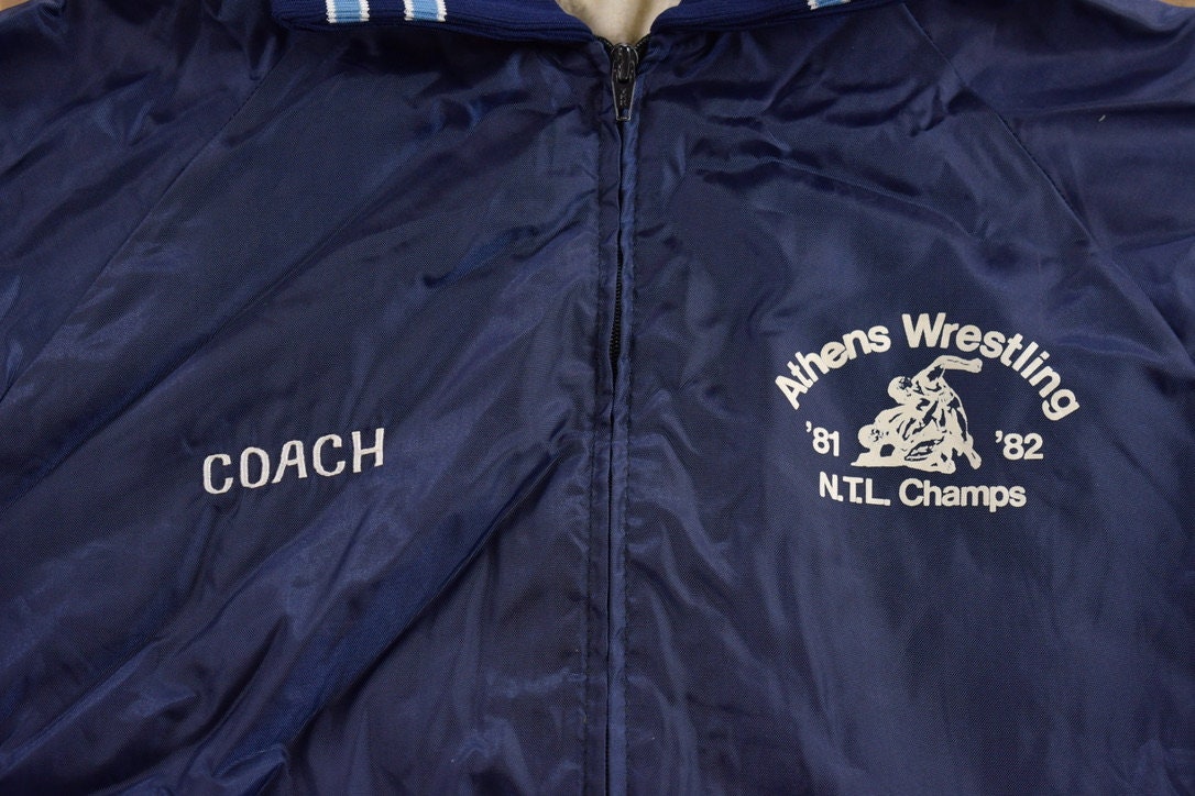 Vintage 1980s Athens Wrestling Neff Windbreaker Jacket