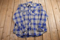 Vintage 1990s Pearl Snap Plaid Flannel Button Up Shirt