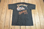 Vintage 1993 Atlantic Beach Bike Graphic T Shirt