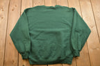 Vintage 1990s Jerzees Embroidered Hearts Crewneck Sweatshirt