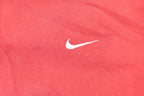 Vintage 1990s Red Nike Embroidered Mini Swoosh Crewneck Sweatshirt