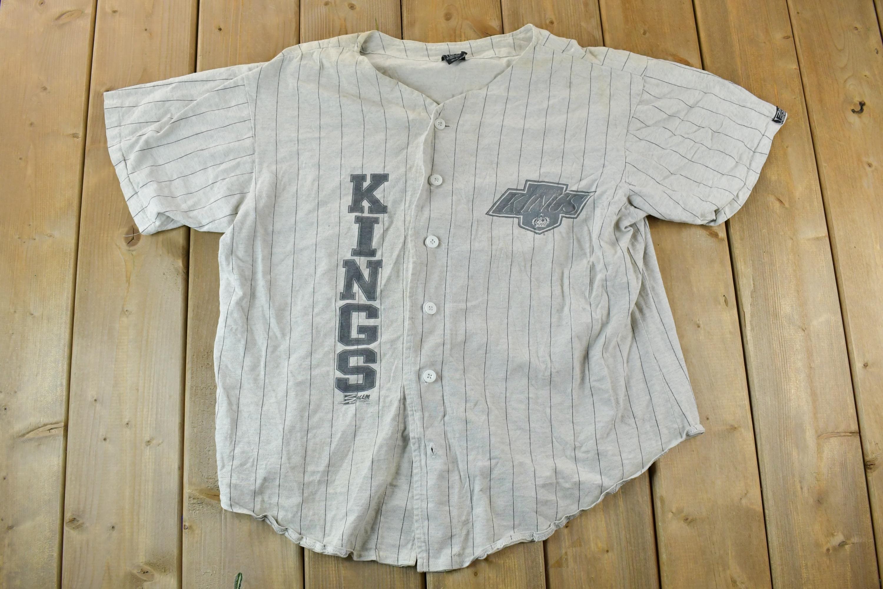 Vintage 80s NHL Los Angeles Kings Striped Jersey
