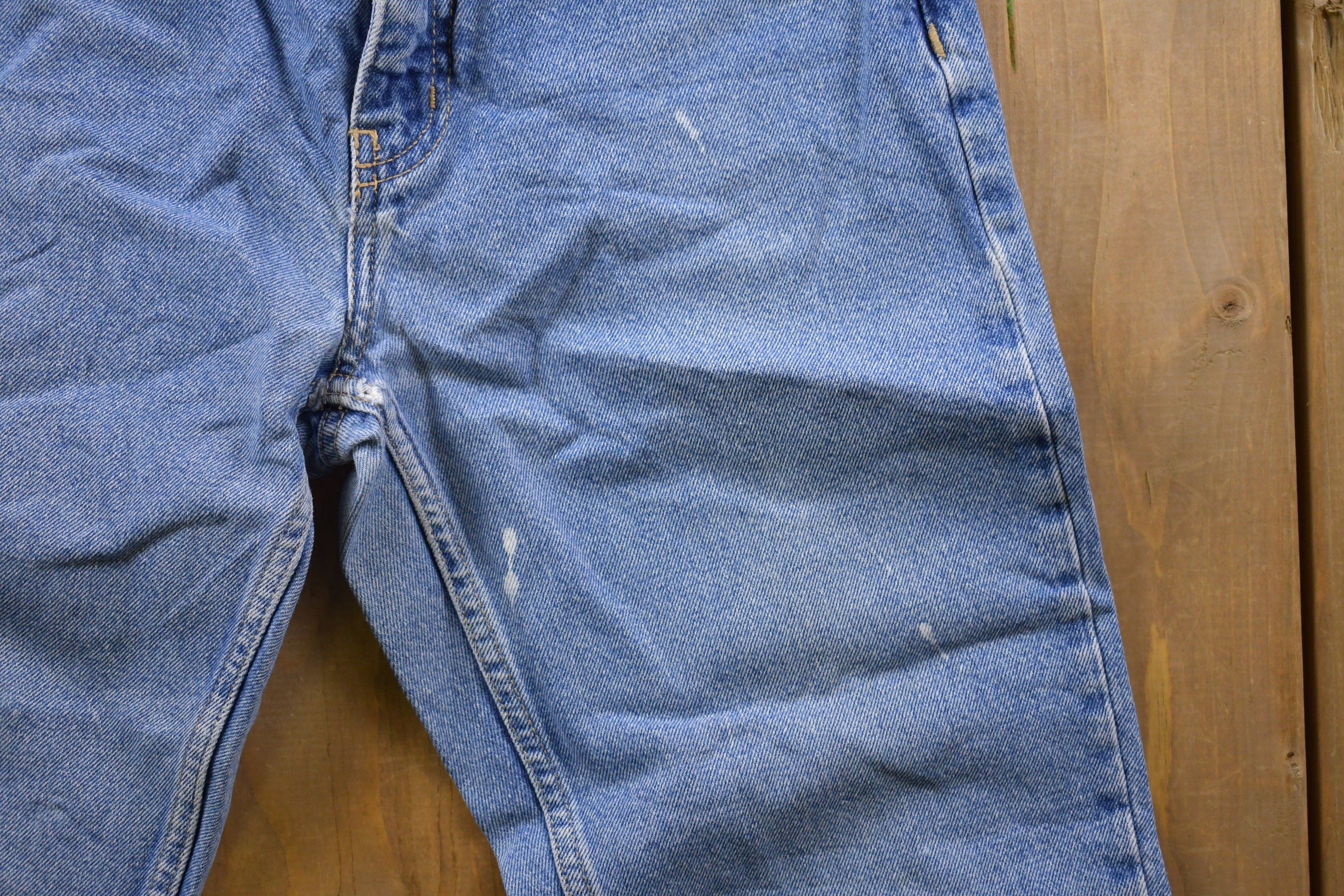 Vintage 1990s Nautica Blue Denim Jeans Size 26 x 24